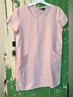 Linen Pink Dress For Cynthia Size Large